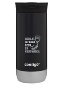 Kubek termiczny na kawę Contigo Huron 2.0 470ml - Dla kierowcy - Czarny