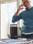 Kubek termiczny z uchem - Contigo Streeterville • 420ml • Czarny - powystawowy