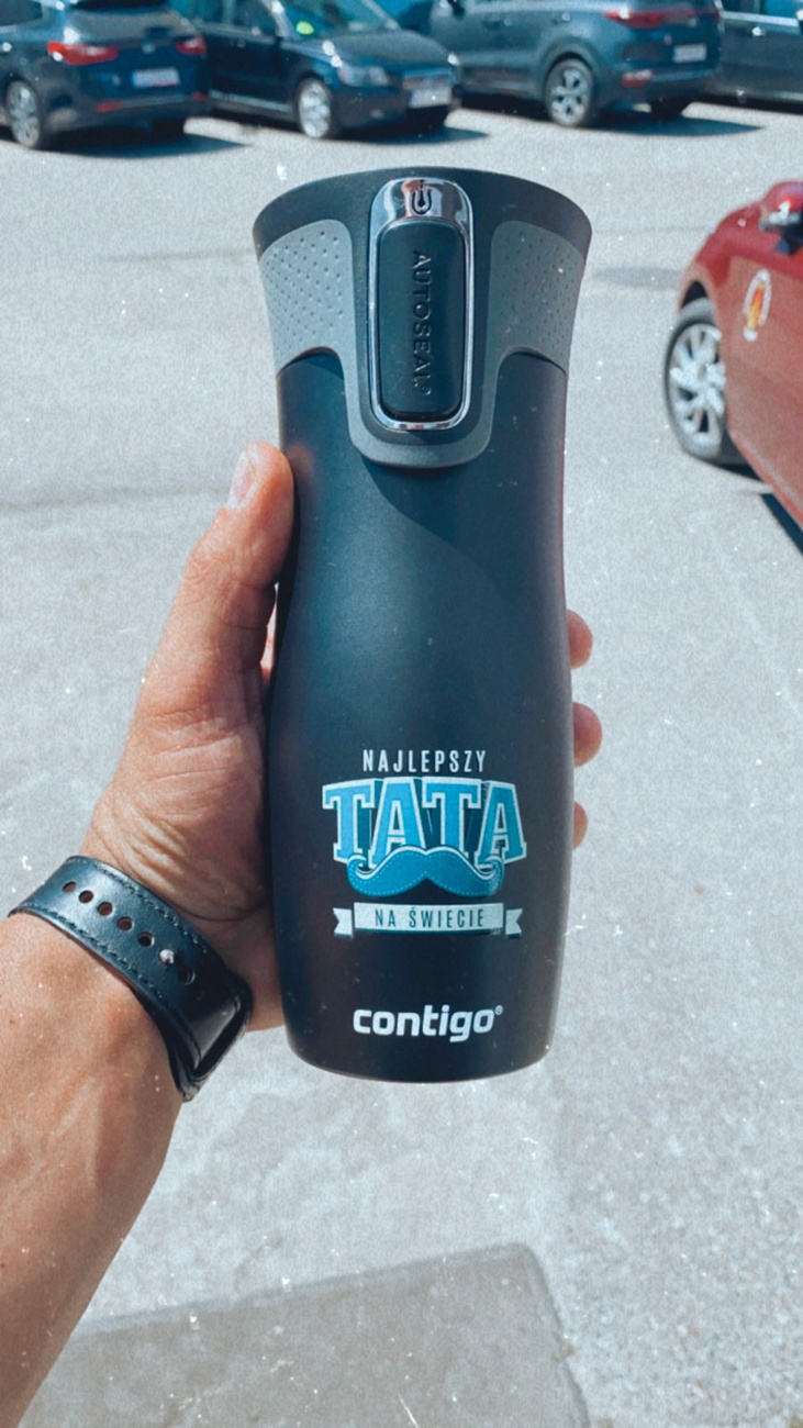 Kubek termiczny dla Taty - Contigo West Loop • 470ml - "Najlepszy Tata na Świecie"