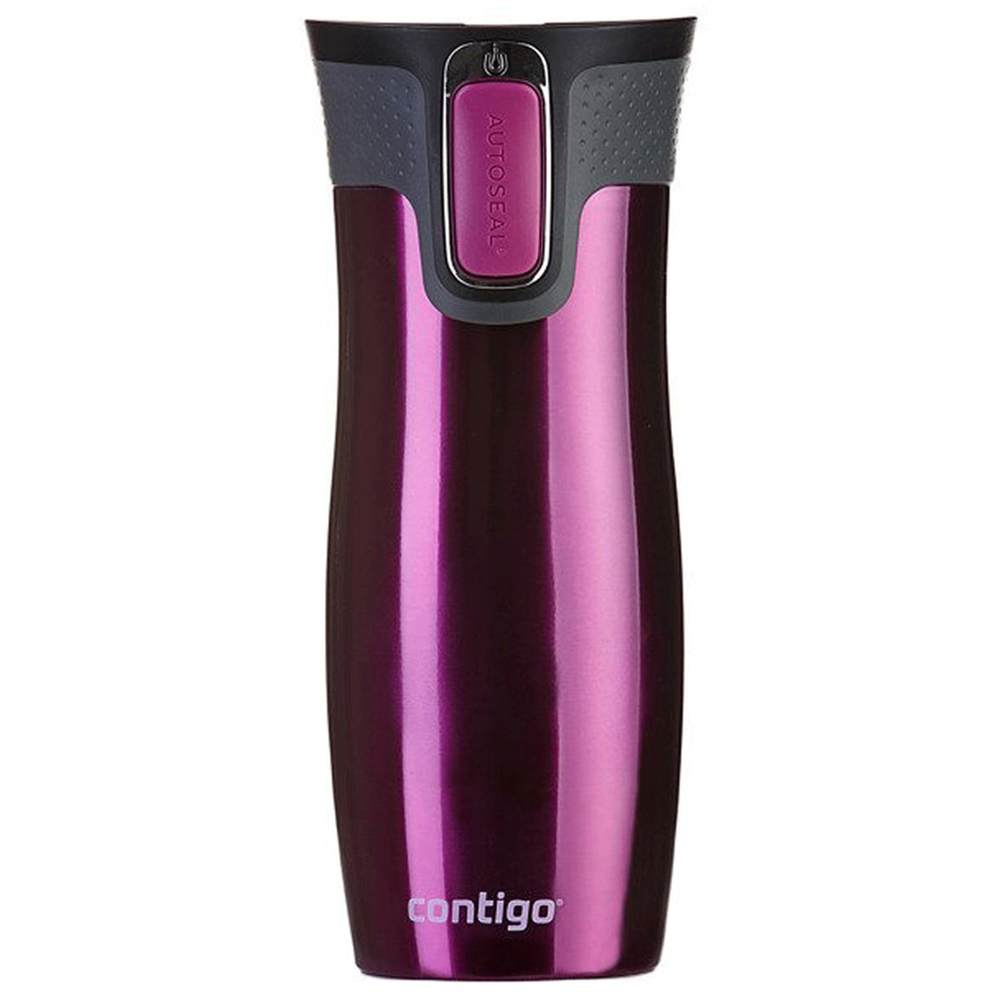 Kubek termiczny - Contigo West Loop 2.0 • 470ml • Malinowy + Pudełko