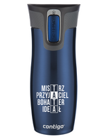 Dzień Taty Kubek termiczny - Contigo West Loop • 470ml • Granat Mat "Tata"