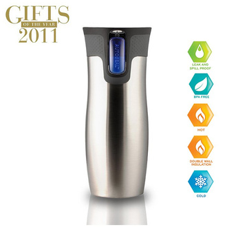 Kubek termiczny - Contigo West Loop • 470ml • stalowy - powystawowy