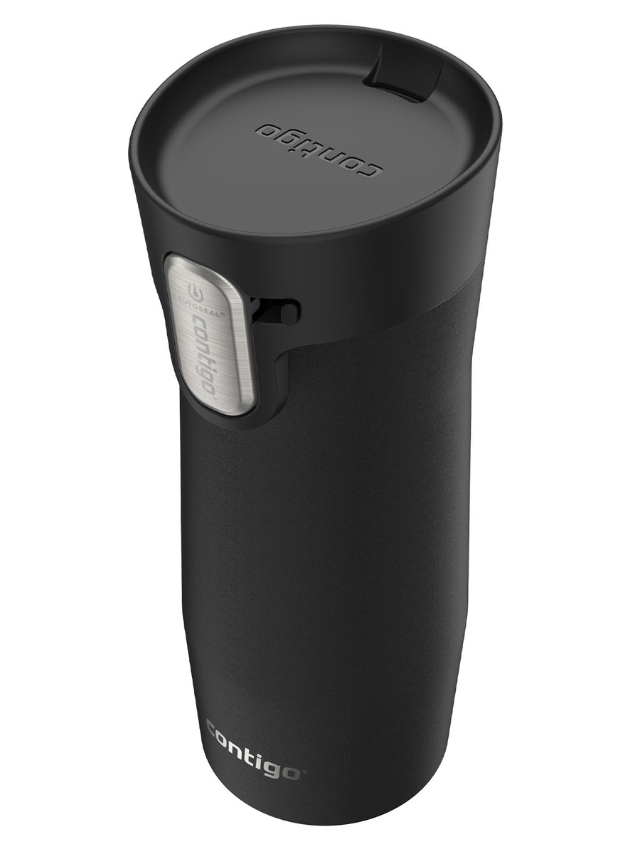 Kubek termiczny Contigo West Loop 3.0 470ml - Dla Taty - Czarny Mat