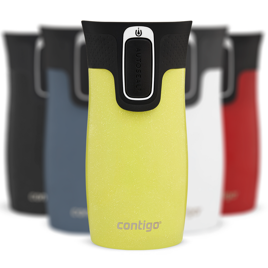 Kubek termiczny - Contigo West Loop Mini • 300ml • Lemon - Limelight
