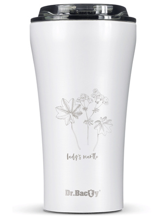 Kubek termiczny na kawę Dr.Bacty Apollo 2.0 360 ml "Lady's mantle" - White