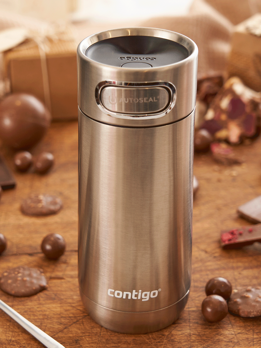 Kubek termiczny z grawerem - Contigo Luxe • 360ml • Stainless Steel