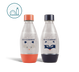 Zestaw butelek SodaStream Fuse Little Heroes koralowa i granatowa, 2x 500ml