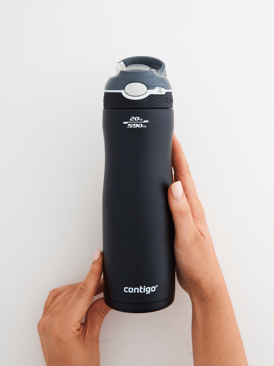 Butelka termiczna na wodę - Contigo Ashland Chill • 590ml • Matte Black