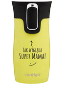 Kubek termiczny - Contigo West Loop Mini • 300ml • Tak wygląda Super Mama - Limelight