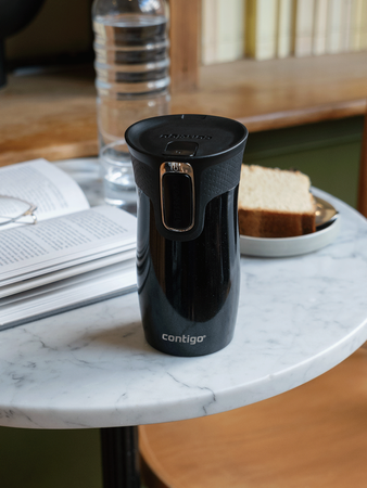 Kubek termiczny z grawerem - Contigo West Loop Mini • 300ml • Licorice