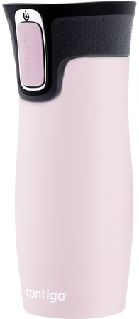 Kubek termiczny - Contigo West Loop 2.0 • 470ml • różowy mat - powystawowy