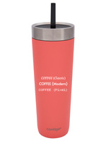 Kubek termiczny na wodę z grawerem - Contigo Streeterville Tumbler • 1200ml • Coral