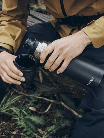 Termos turystyczny/ podróżny Contigo 740ml - Matte Black - Z Twoim grawerem