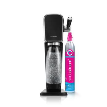 Saturator do wody gazowanej SodaStream ART + 1 butelka + nabój CO2- Czarny