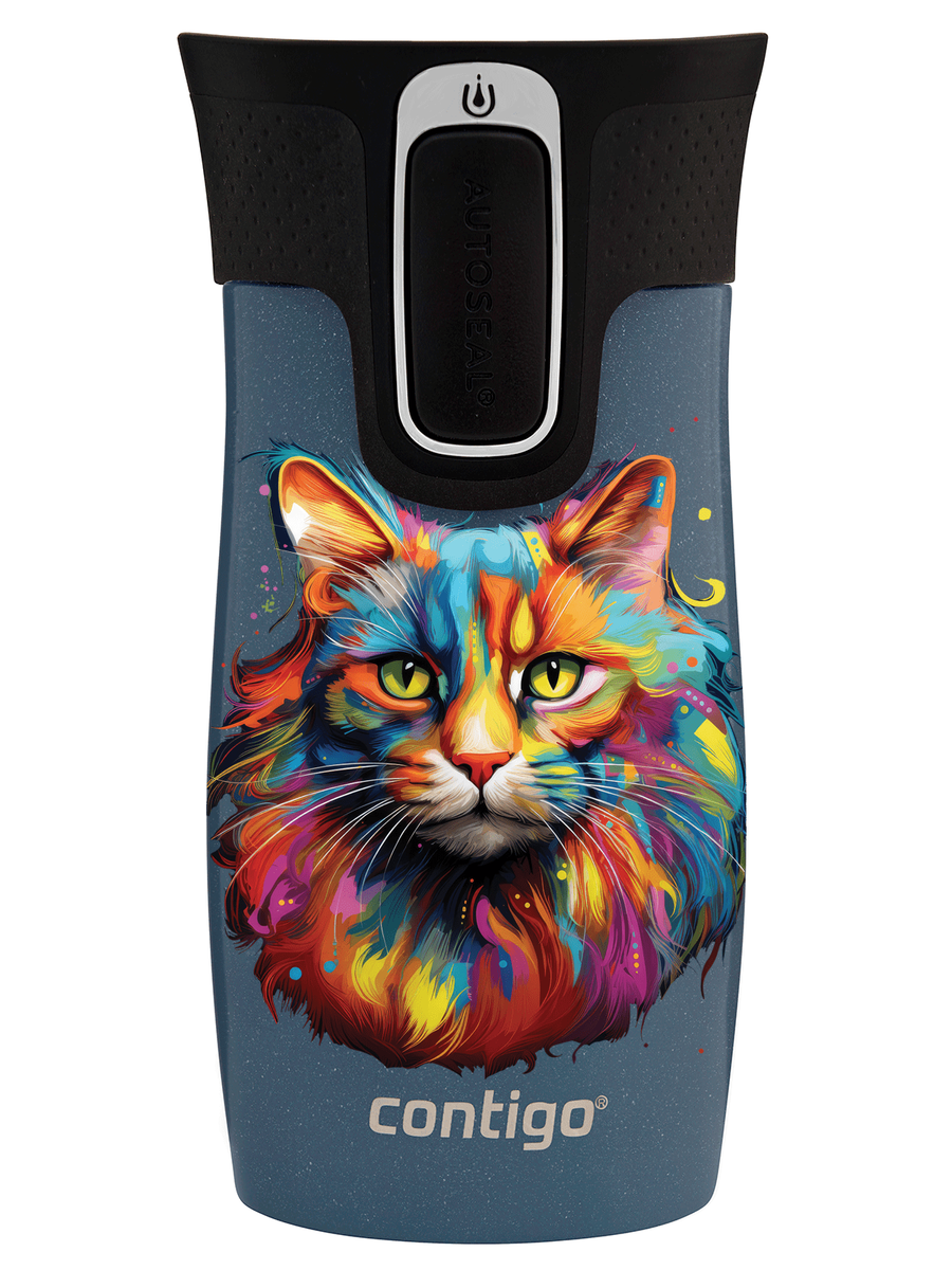 Kubek termiczny - Contigo West Loop Mini • 300ml • Kot - Lakeside