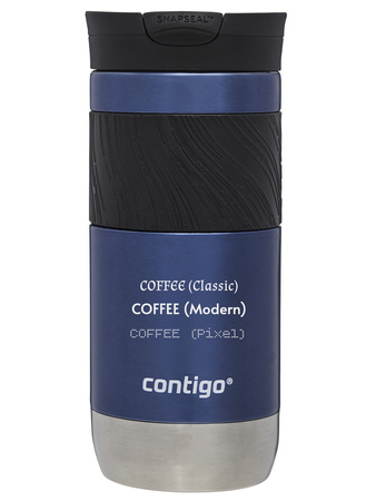 Kubek termiczny z grawerem Contigo Byron 2.0 470ml - Niebieski