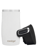 Kubek termiczny - Contigo West Loop Mini • 300ml • biały metalik - powystawowy