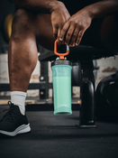 Shaker do odżywek - Contigo Shake&Go 2.0 • 820ml • błękitny