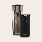 Zestaw kubków termicznych Contigo West Loop 2.0 Latte 470 ml + West Loop Mini Czarny 300 ml