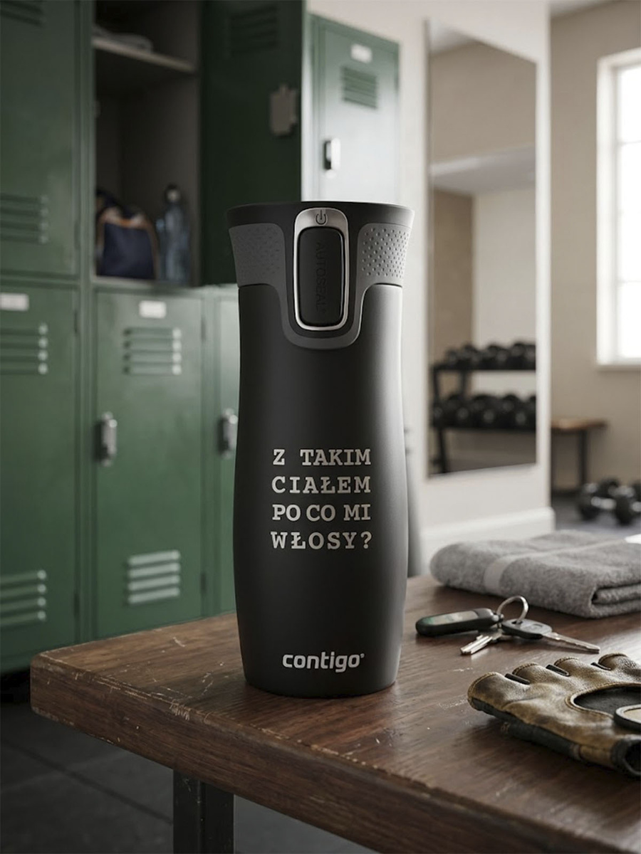 Kubek termiczny Contigo West Loop 2.0 470 ml - Po co Mi włosy - czarny