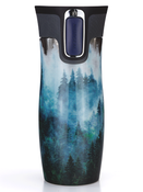 Kubek termiczny - Contigo West Loop 2.0 • 470ml • Stalowy - Las