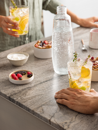 Butelka szklana SodaStream DUO czarna, 2x 1L