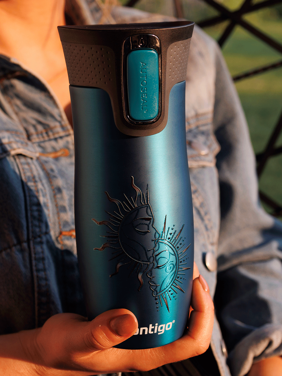 Kubek termiczny - Contigo West Loop 2.0 • 470ml • Sun and moon