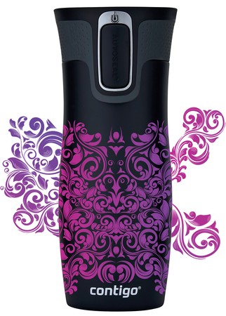 Kubek termiczny - Contigo West Loop 2.0 • 470ml • Glamour Black