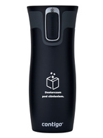 Kubek termiczny dla Kurierów - Contigo West Loop 2.0 • 470 ml • czarny