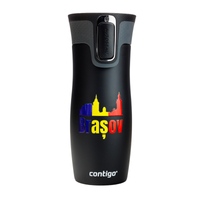 Kubek termiczny - Contigo West Loop 2.0 • 470ml • Brasov - Czarny mat