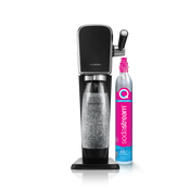 Saturator do wody gazowanej SodaStream ART czarny'+ 1 butelka + nabój CO2