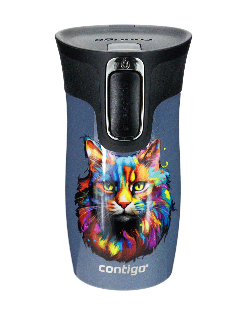 Kubek termiczny - Contigo West Loop Mini • 300ml • Kot - Lakeside