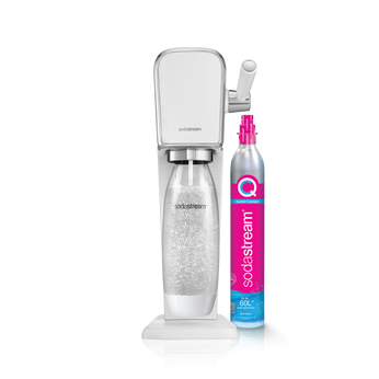 Saturator do wody gazowanej SodaStream ART + butelka + nabój CO2- Biały