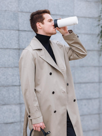 Kubek termiczny Contigo West Loop 3.0 470ml - Biały Mat - powystawowy