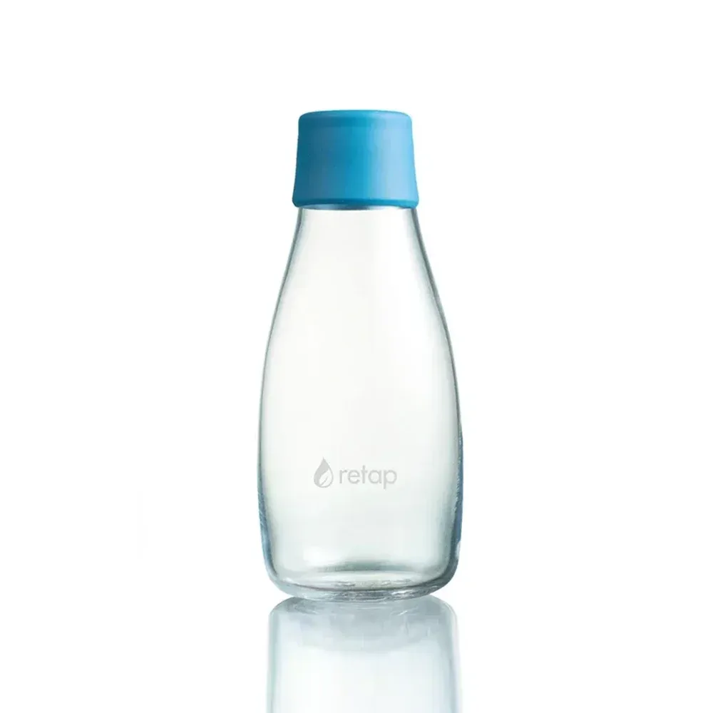 Butelka szklana Retap Original 300ml - Light Blue