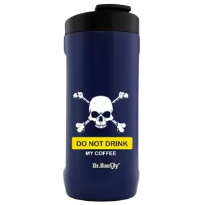 Cooler na puszkę Dr.Bacty Notus 360 ml - Do not drink my Coffe - granatowy