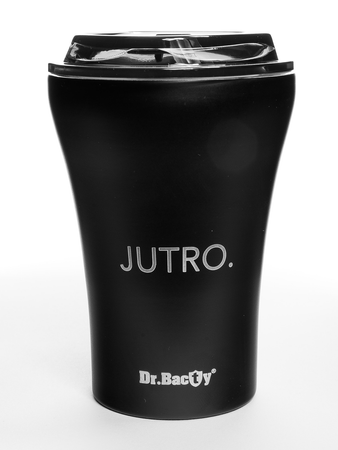 Kubek do kawy na wynos Dr.Bacty Apollo  227 ml - Jutro - czarny