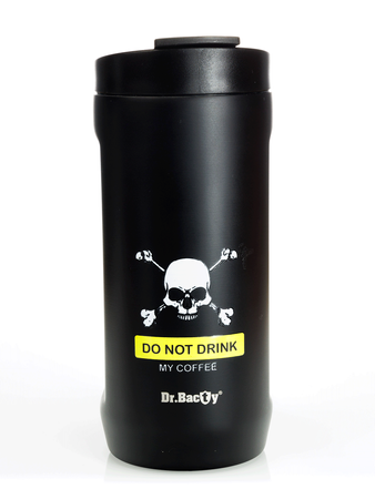 Kubek do samochodu Dr.Bacty Notus 360 ml - Do not drink my Coffe - czarny