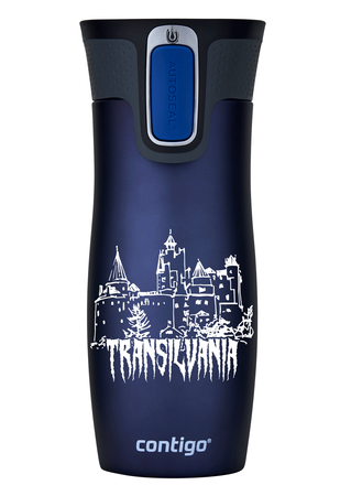Kubek termiczny Contigo West Loop 2.0 470ml - Transylwania/ Granat mat