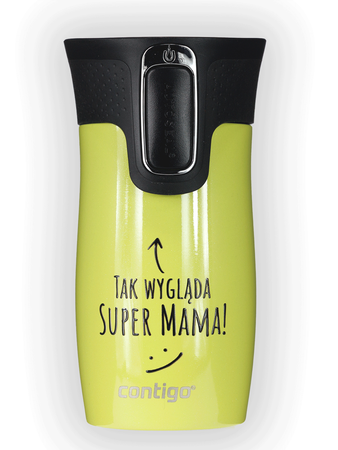 Kubek termiczny Contigo West Loop Mini 300ml - Tak wygląda Super Mama - Limelight