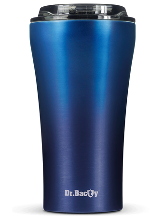 Kubek termiczny na kawę Dr.Bacty Apollo 2.0 "Baran" - 360 ml - Monaco Blue