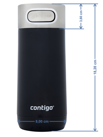 Kubek termiczny z grawerem Contigo Luxe 360ml - Licorice