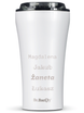 Kubek termiczny na kawę Dr.Bacty Apollo 2.0 - 360 ml - Glossy White - Z twoim grawerem